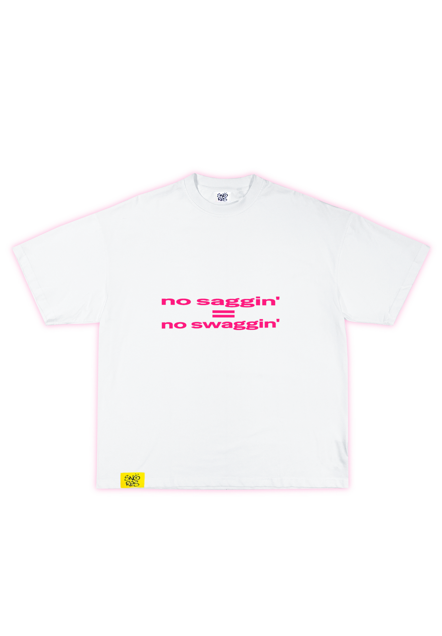 SAGGIN TEE WHITE