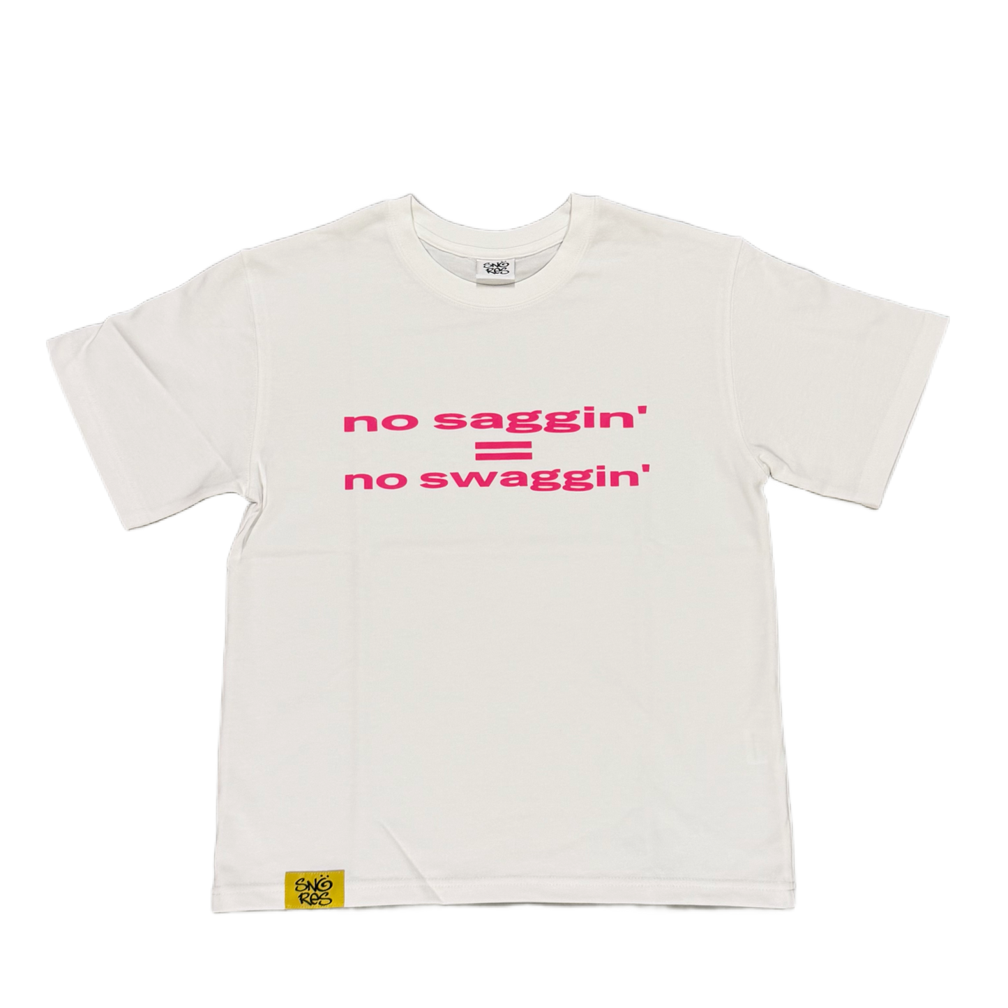 SAGGIN TEE WHITE