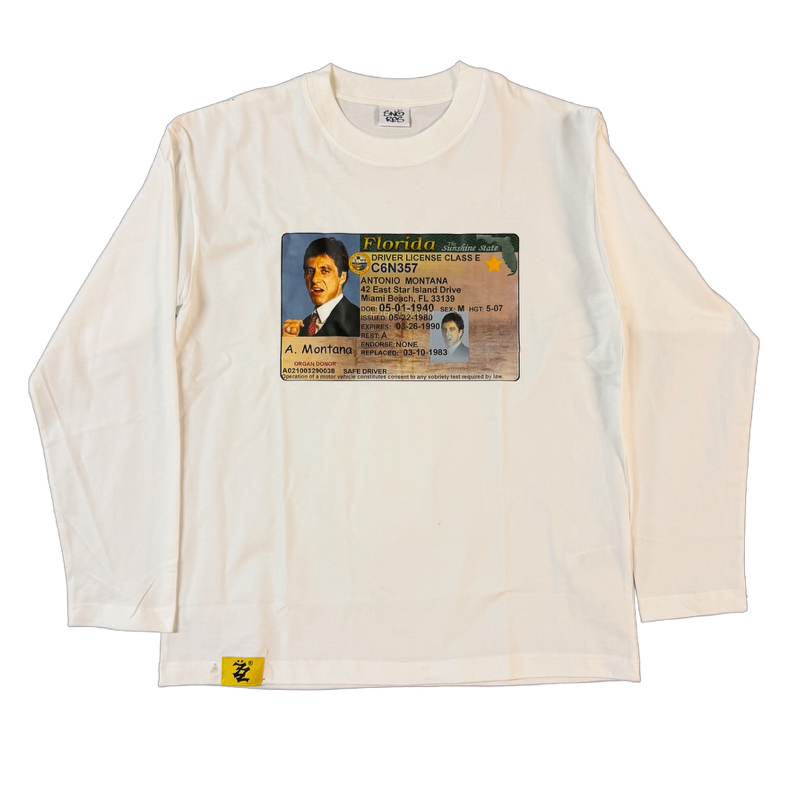 SCARFACE WHITE LONGSLEEVE
