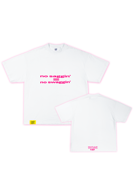 SAGGIN TEE WHITE