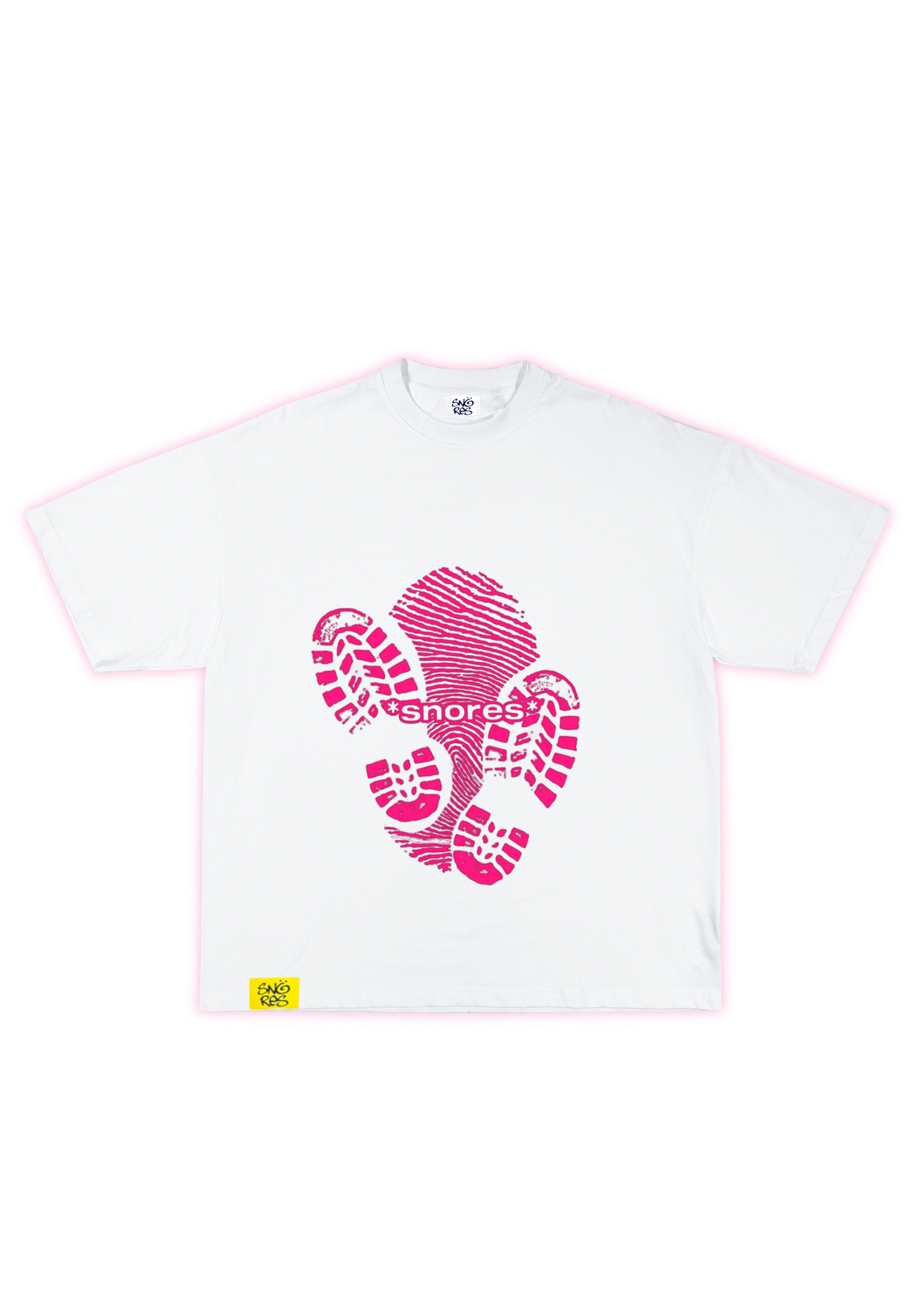 FOOTPRINT WHITE PINK
