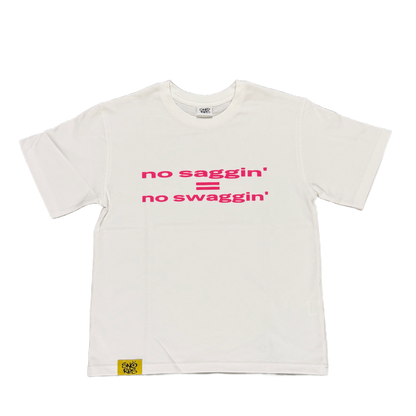 SAGGIN TEE WHITE