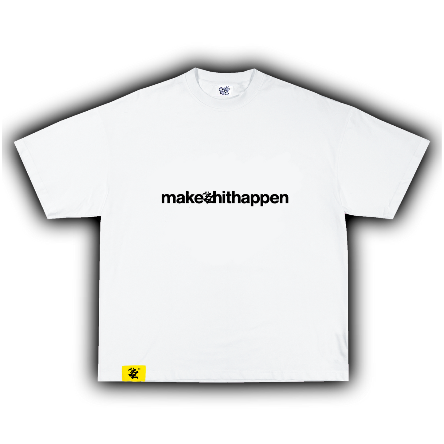 HUSTLER TEE WHITE