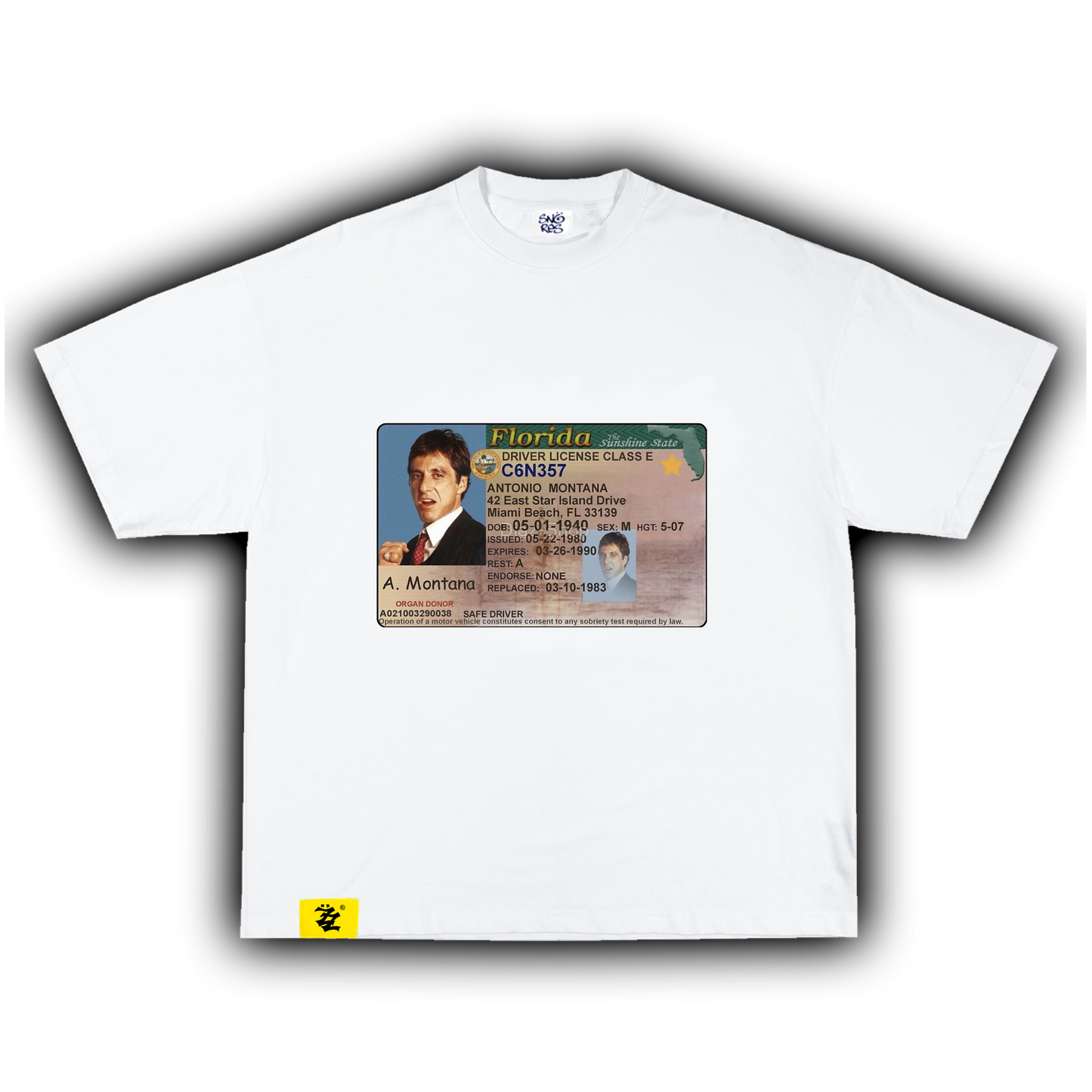 SCARFACE TEE WHITE