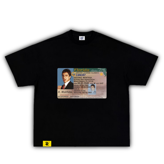 SCARFACE TEE BLACK