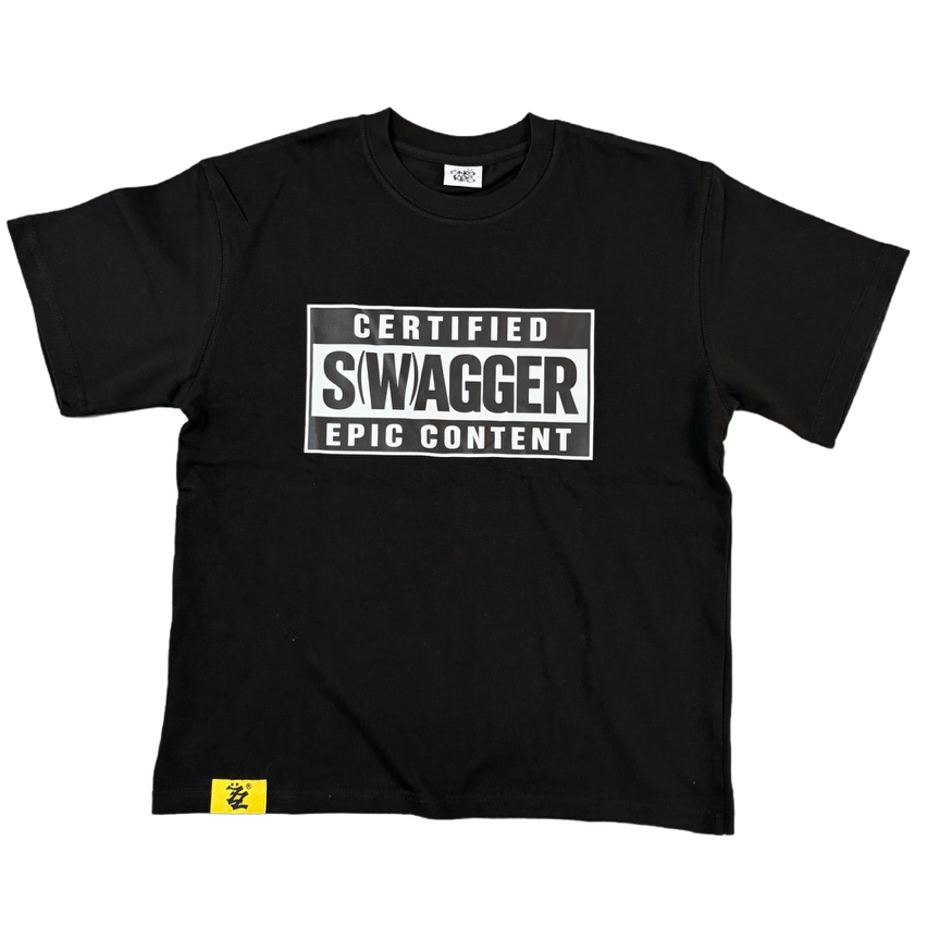 S(W)AGGER TEE BLACK