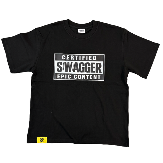 S(W)AGGER TEE BLACK