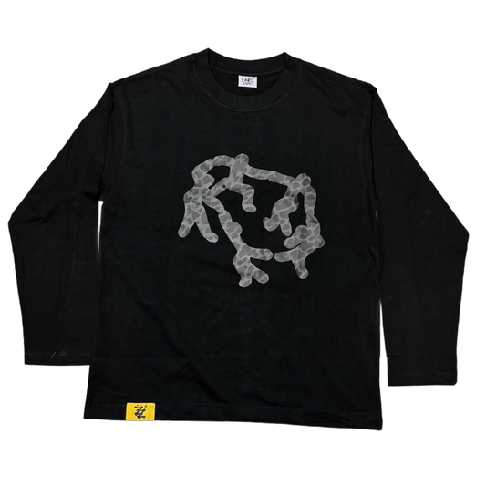 FAMILY LEOPARD BLACK LONGSLEEVE